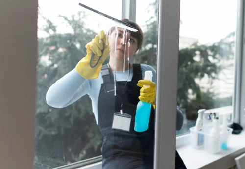 Nettoyage de vitres intérieures et extérieures à Chanverrie